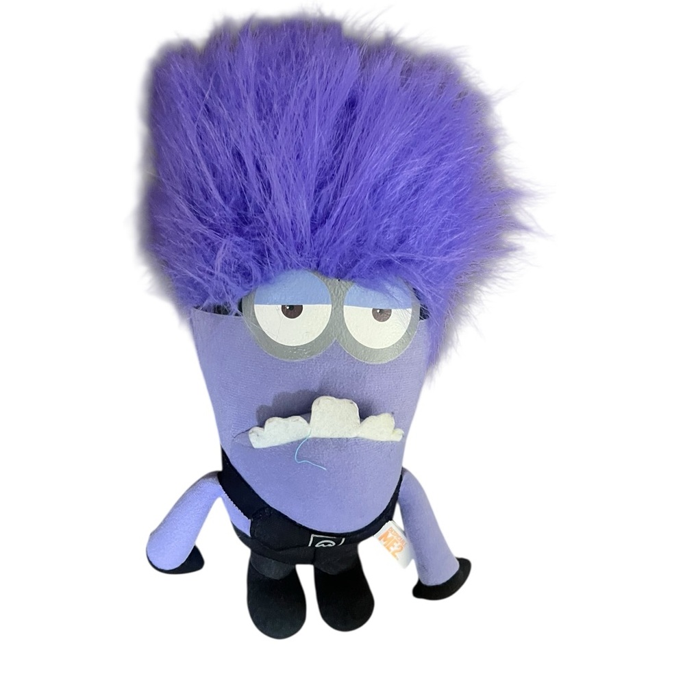 Purple Stuffed Minion Toy